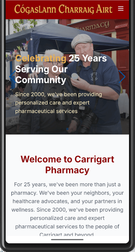 Cogaslann mobile view